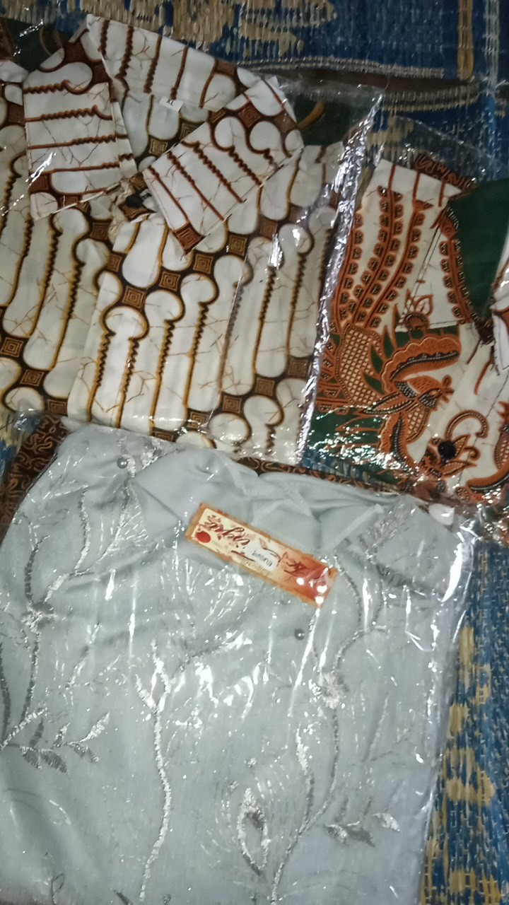 6 Warna, Ada Anak. Batik Kebaya Couple Brukat Tille Maitara Parang Selendang Nirmala