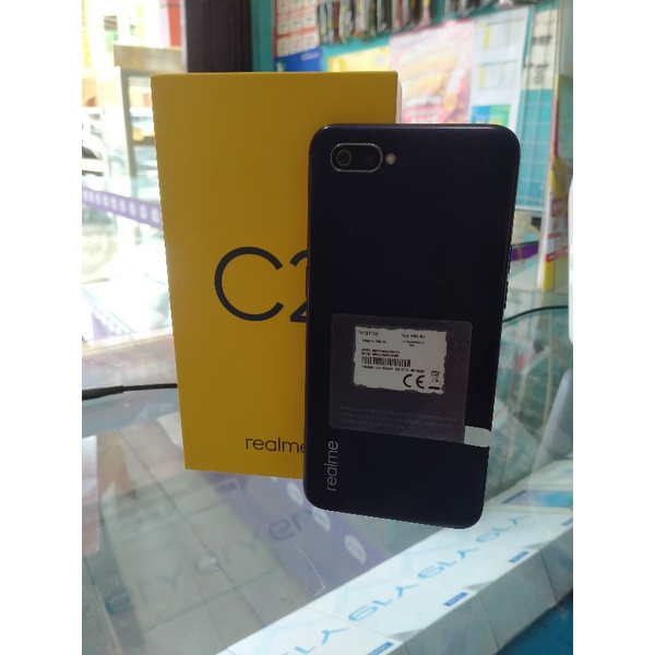 REALME C2 RAM 3/32 FULLSET BEKAS SECOND