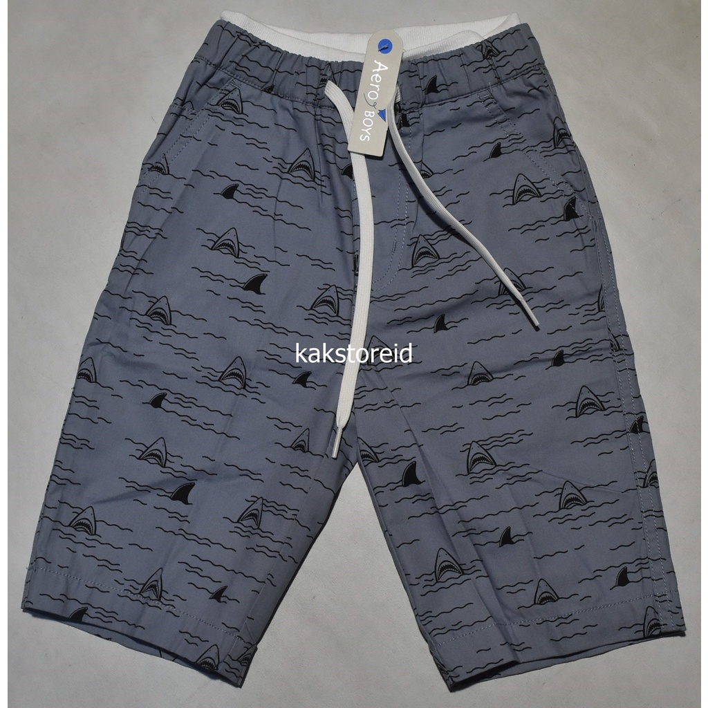 Celana Pendek Anak AERO BOYS Abu CAB 25 REAL PICTURE