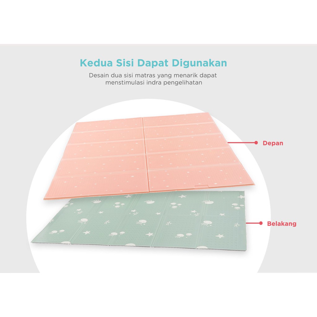 Makassar - Mugu Folding Playmat / Matras Bayi Lipat / Karpet Lipat Bayi Anak