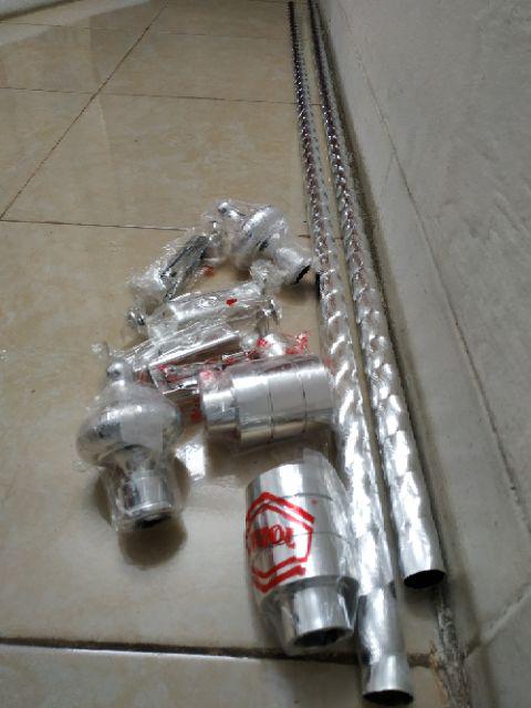 Batang Gorden Motif Kuba Tiang Gorden Jendela Tongkat Gorden Pintu Besi Gorden Full Set