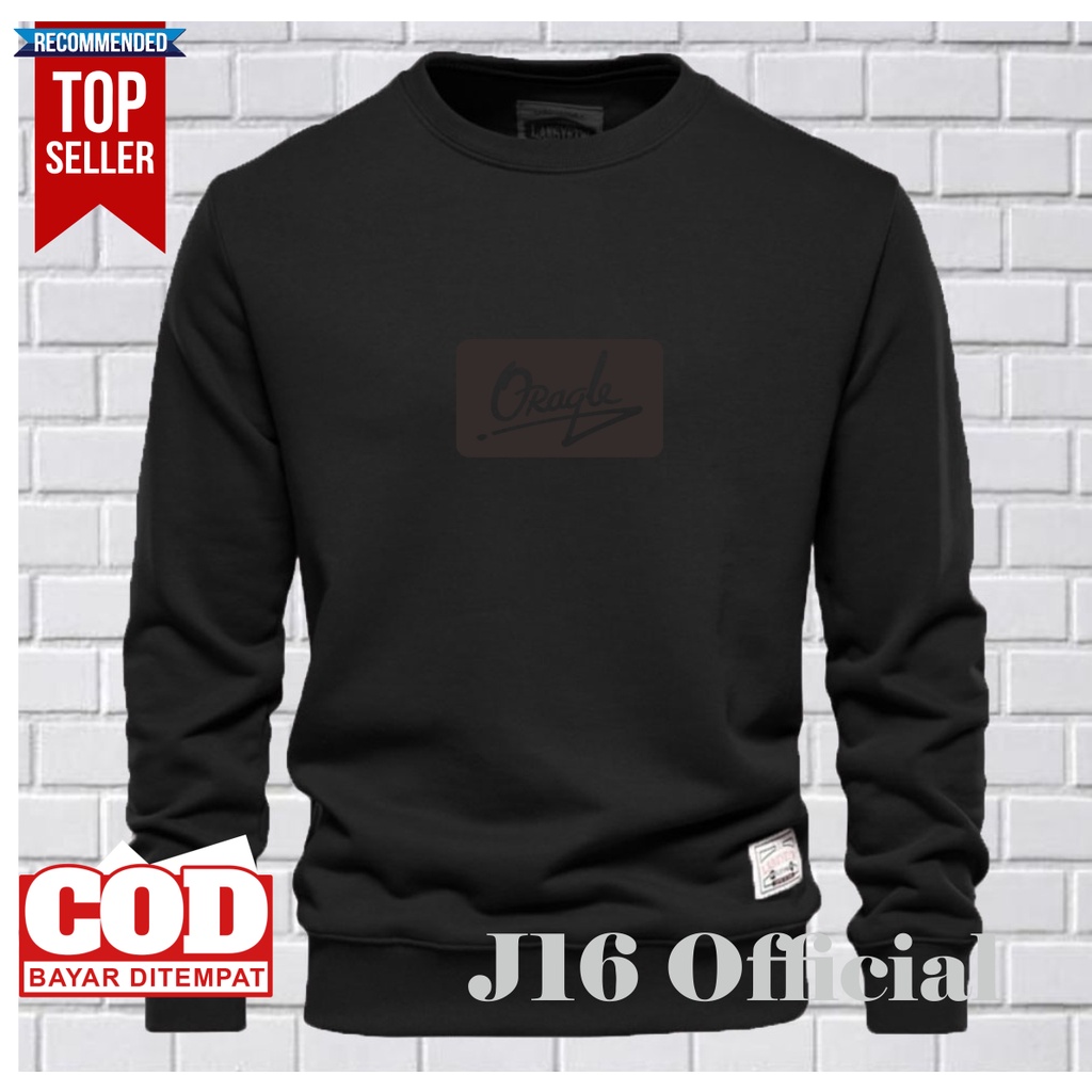 CREWNECK Distro Sweater Oblong Pria Wanita FLEECE TEBAL PREMIUM