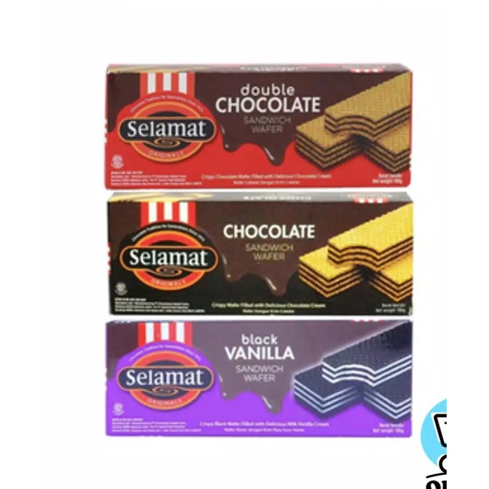 

SELAMAT WAFER CHOCOLATE / SELAMAT WAFFER DOUBLE CHOCOLATE 198gr