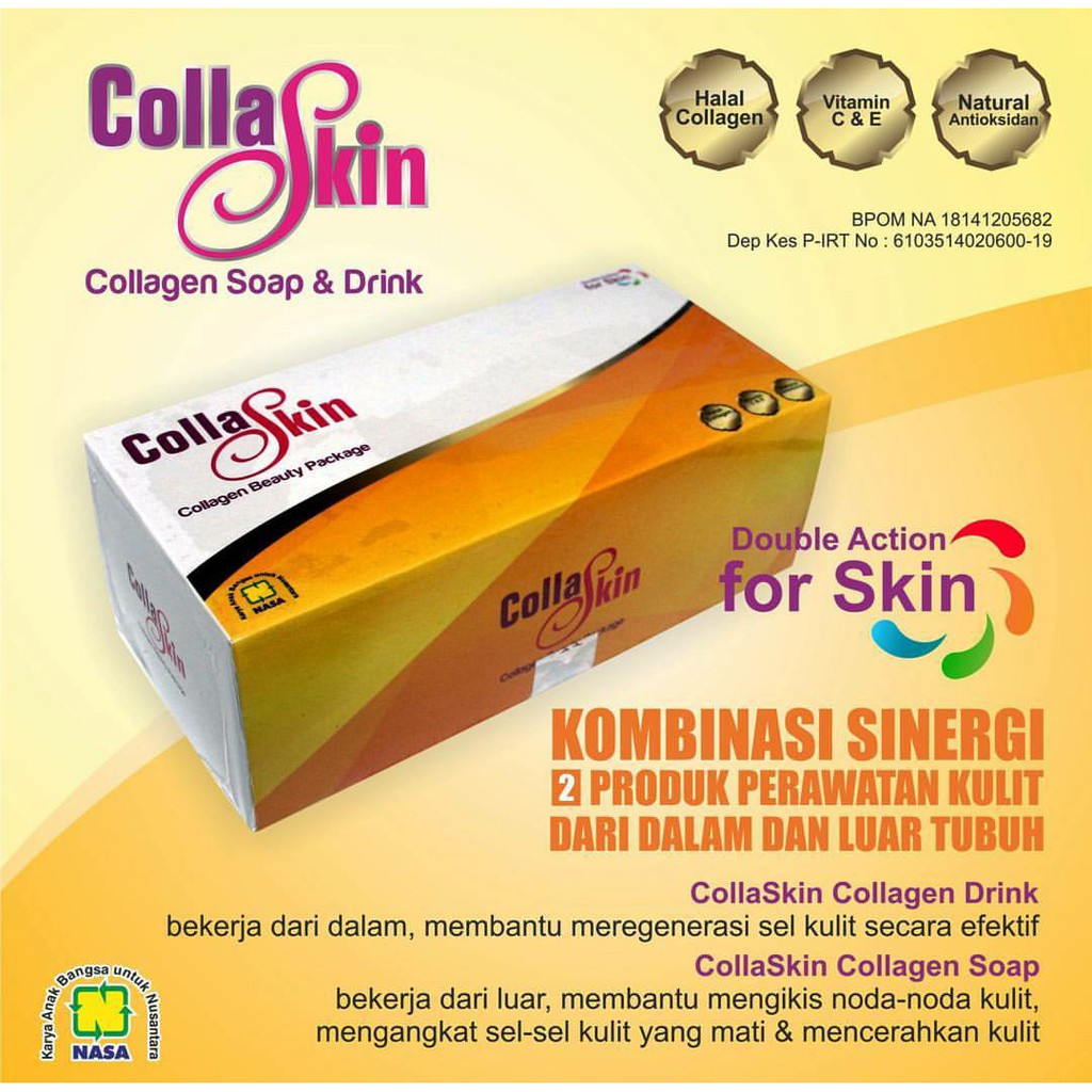 

Collaskin Nasa | Collaskin menutrisi kulit menjadi kenyal & Mencerahkan