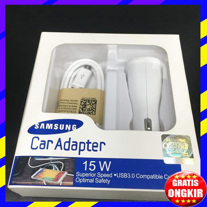 ACC HP CAR ADAPTER CHARGER MOBIL SAMSUNG 15W SAMSUNG GALAXY S4 I9500 NOTE