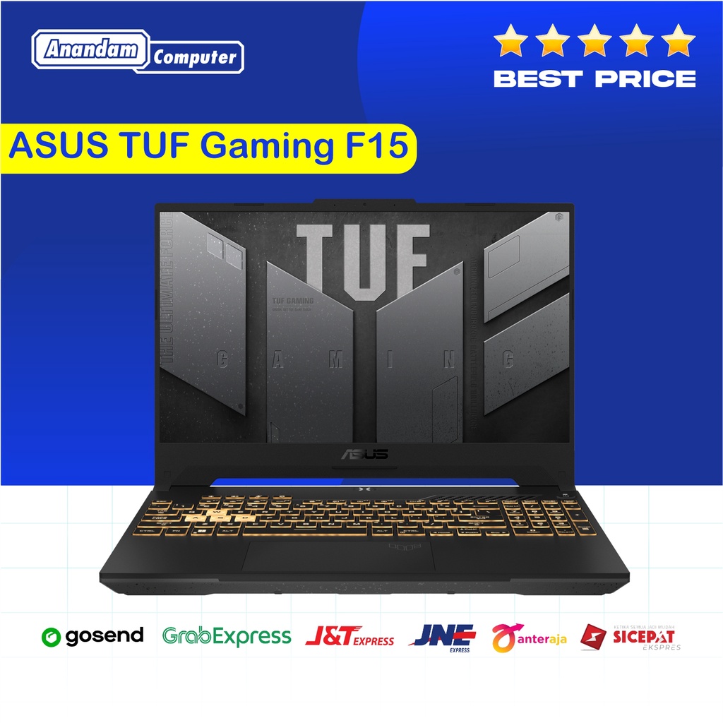 ASUS TUF Gaming F15 FX507ZC-I735B7G-O - Jaeger Gray Promo!!