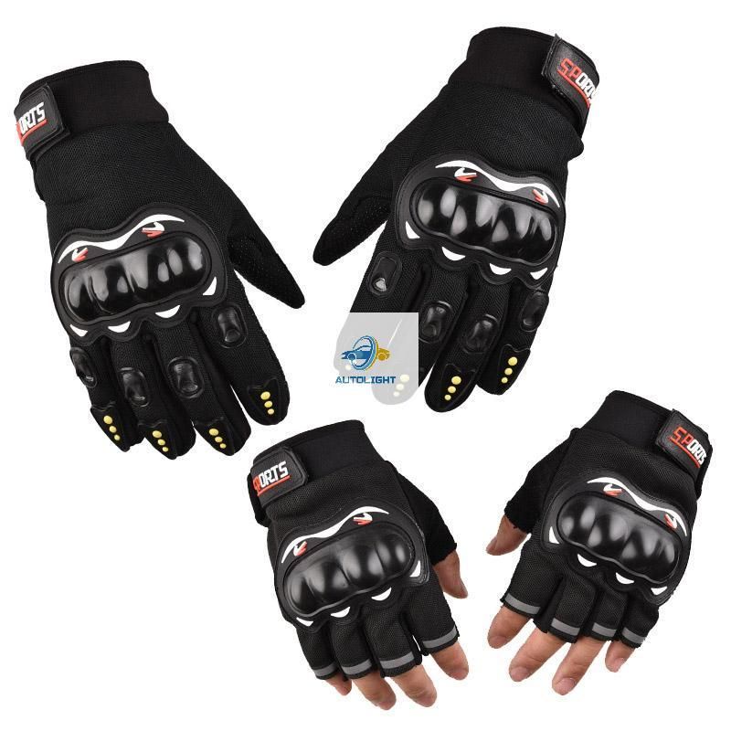 Sarung Tangan Motor Pria Dewasa Gloves Full Jari Dan Setengan Jari