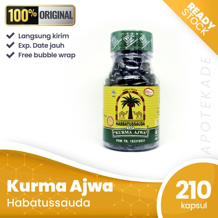 

kurma ajwa 210 /habbatussauda
