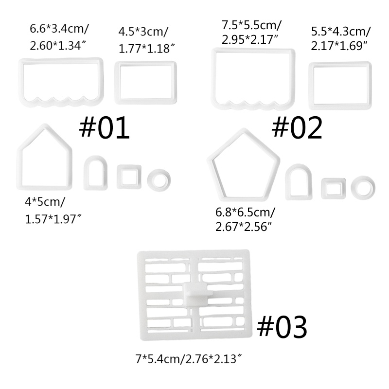 Zzz Set Cetakan Kue / Biskuit / Cookies Bentuk Rumah Jahe 3D Bahan Plastik Untuk Natal