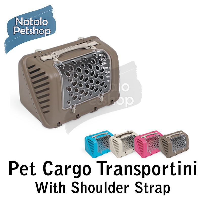 Pet Cargo Transportini with Shoulder Strap P BAG/ Carrier/Kandang Portable/Kucing/Anjing/Tas Hewan