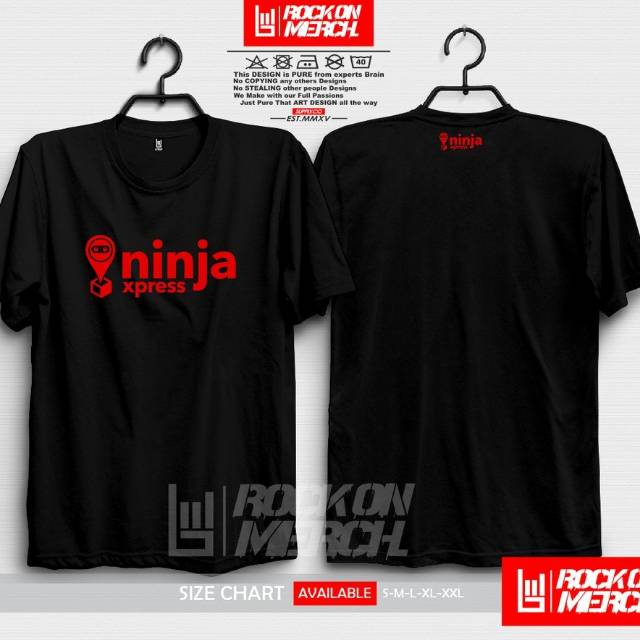 Kaos Ninja Xpress Baju Combed 30s