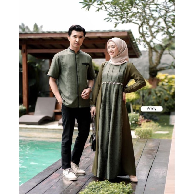 Couple gamis syar'i wanita pria