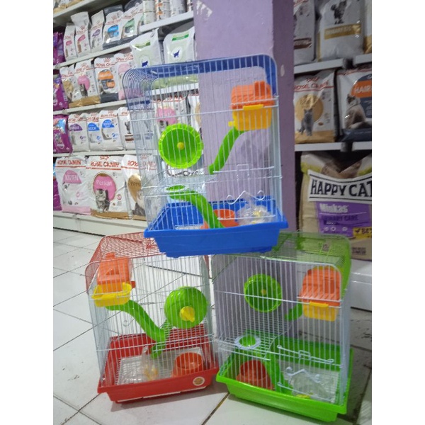 kandang hamster oktagon hm-128 kandang haster murah