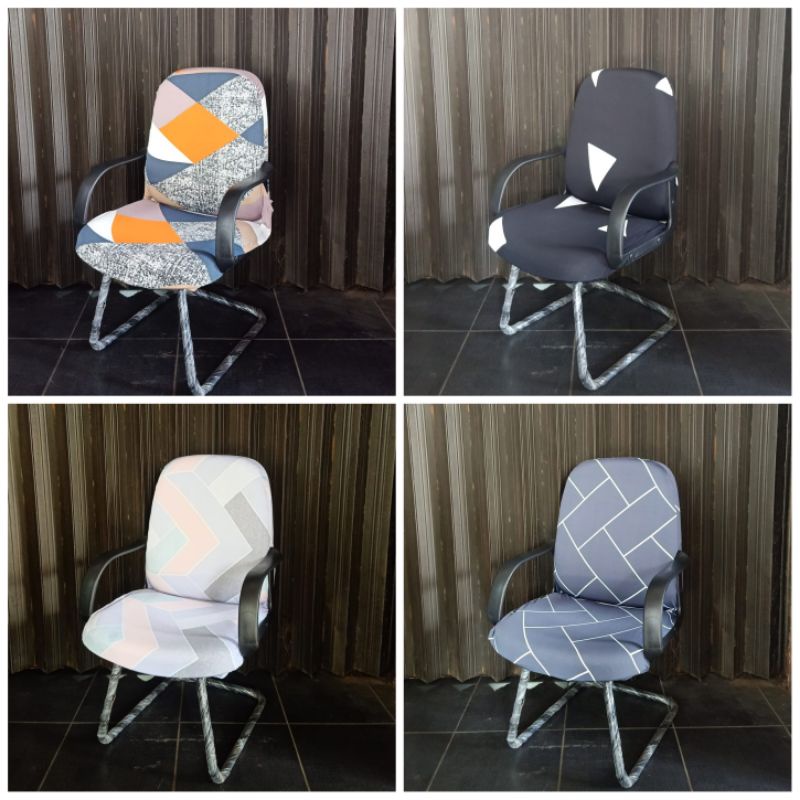 ELASTIS OFFICE CHAIR COVER size: XL / Sarung kursi kantor import