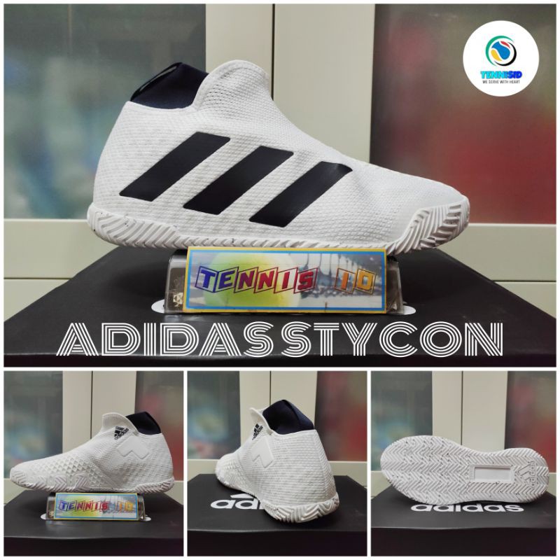 Sepatu Tenis Tennis ADIDAS STYCON - White/Black