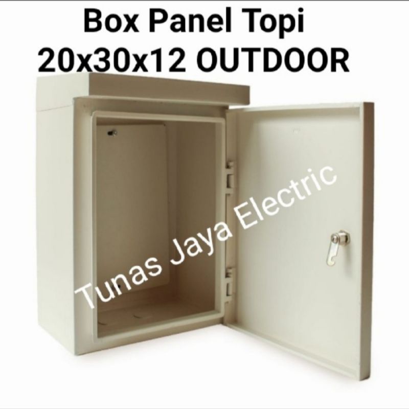 Box Panel Listrik 20x30x12 Model Topi (Kunci Putar)