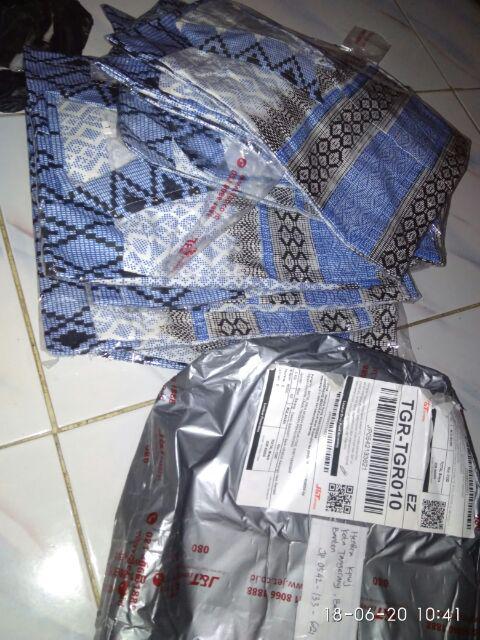 Diskon Bswart Batik Hrb026 Kenongo Hem Pendek Padi Pekalongan M L Xl Batik Pria Murah Modern Grosir