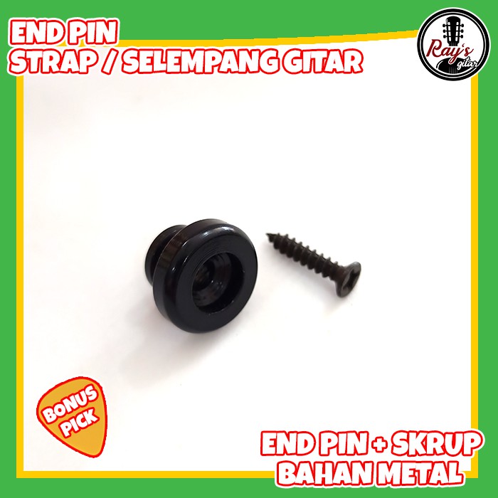 ENDPIN PIN STRAP GITAR ALUMINIUM IMPORT