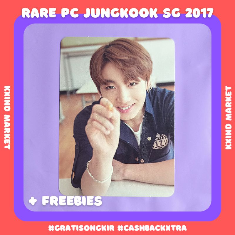 [ FULLSET ] Photocard Jungkook Season Greeting 2017 / SG 17 / PC JK BTS / BTS rare / album BTS