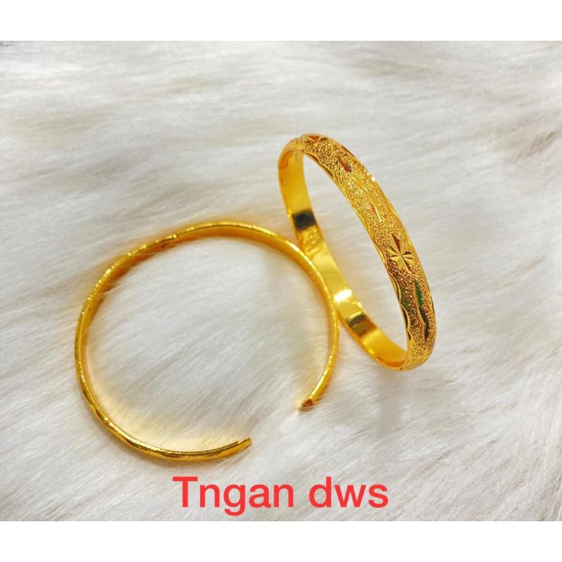 gelang wanita//gelang bangle//perhiasan replika emas