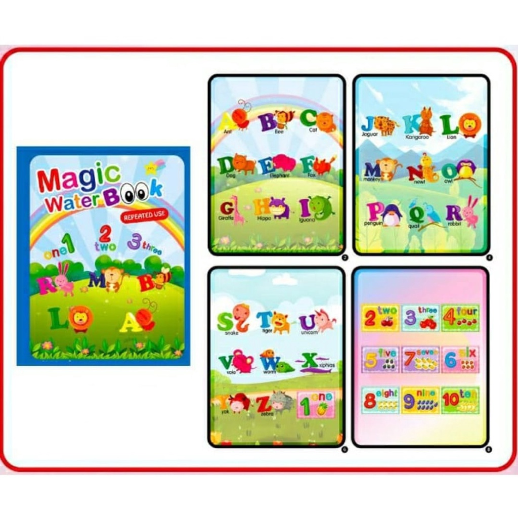 

Mainan Edukasi Magic Book / Water Book