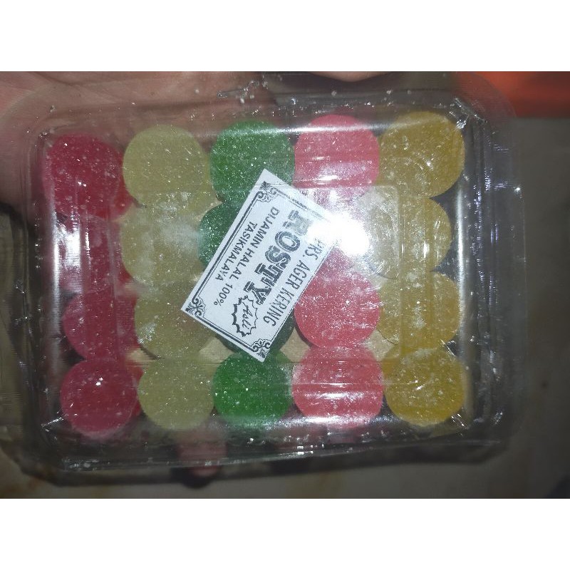 

Manisan Agar Agar Kering Isi 20 Pcs Kemasan 100 Gram