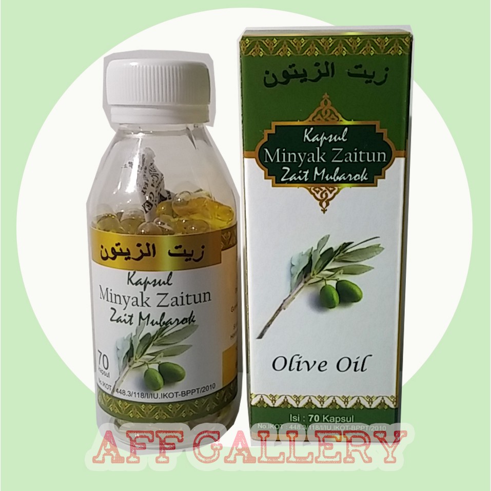 AFFG - Minyak Zaitun Zait Mubarok 70 Kapsul obat herbal sehat pria wanita original alami
