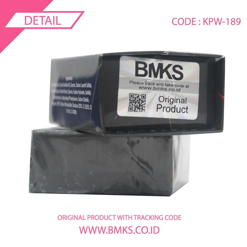 BMKS WHITENING BLACK SOAP BPOM ORIGINAL / BMKS SOAP - KPW-189