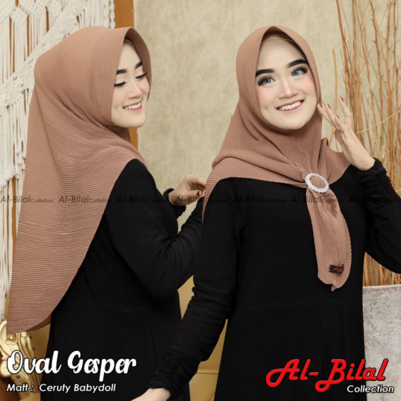 HIJAB INSTAN CERUTY PLISKET PET GESPER