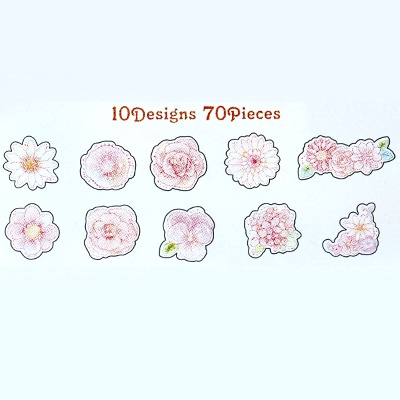 70pcs Stiker Kartun Hewan Warna-Warni Gaya Jepang Untuk Dekorasi Buku Diary-#6（70 Pcs / Pack）