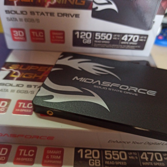 SSD Midasforce 120GB super lightning Sata III 2.5"