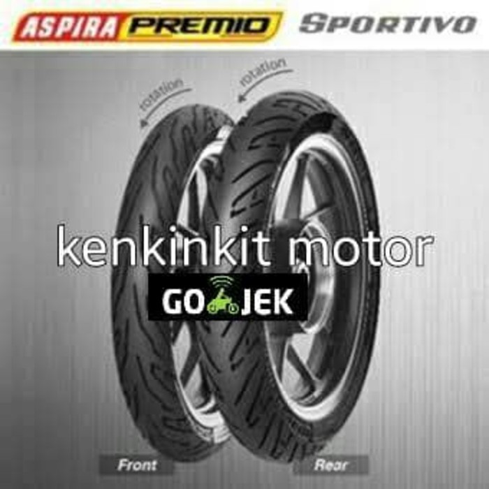 BAN ASPIRA PREMIO 80/90-17 SPORTIVO/FREE PENTIL TUBLES