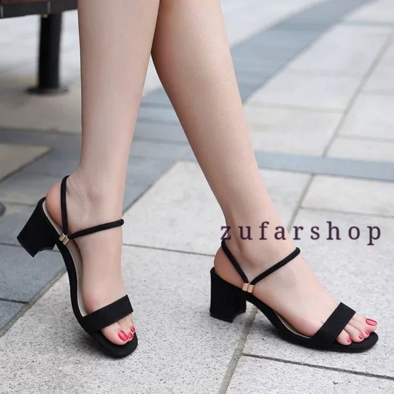 Evelin Sandal Heels Wanita