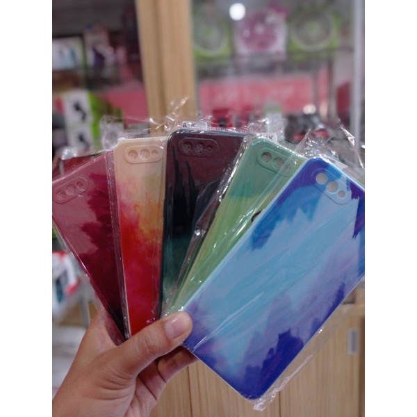 Case Hp Water Color buat  Vivo, Oppo, Realme, Redmi, IPhone