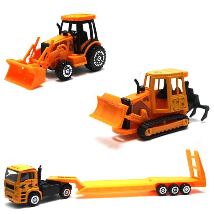 Mainan Mobil Truk Super Power Metal Construction