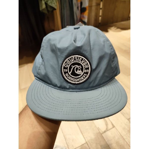 Topi Snapback anak muda pria Sportwear surfing brand Quiksilver Original 100% JTX65400678