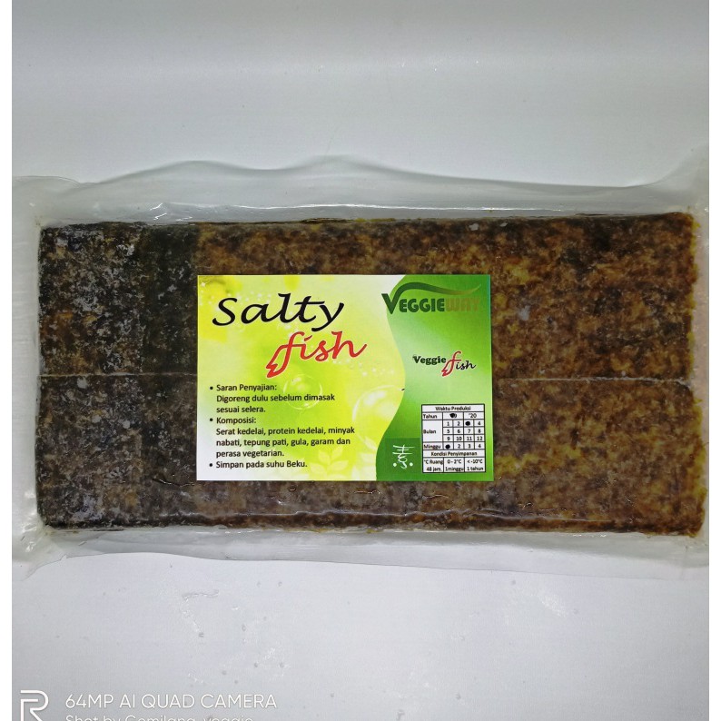 

Salty Fish ikan asin vegetarian veggieway 370gr