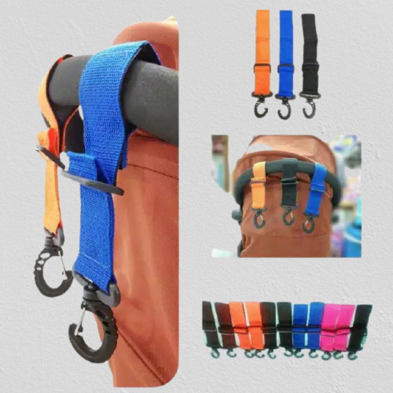 STROLLER HOOK GANTUNGAN TAS DI STROLLER s1