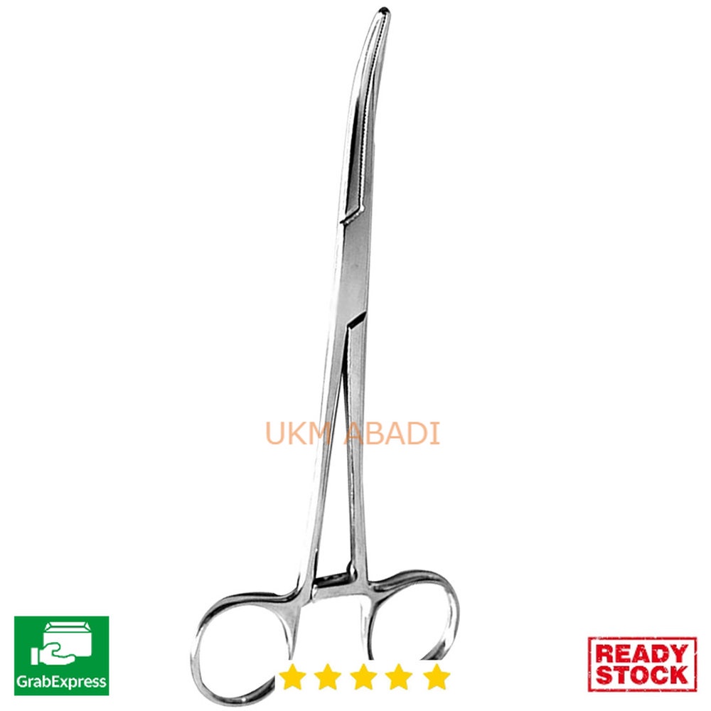 Gunting Operasi Dokter Medis Hemostat Pliers Clamp Elbow 12.5cm J4 682