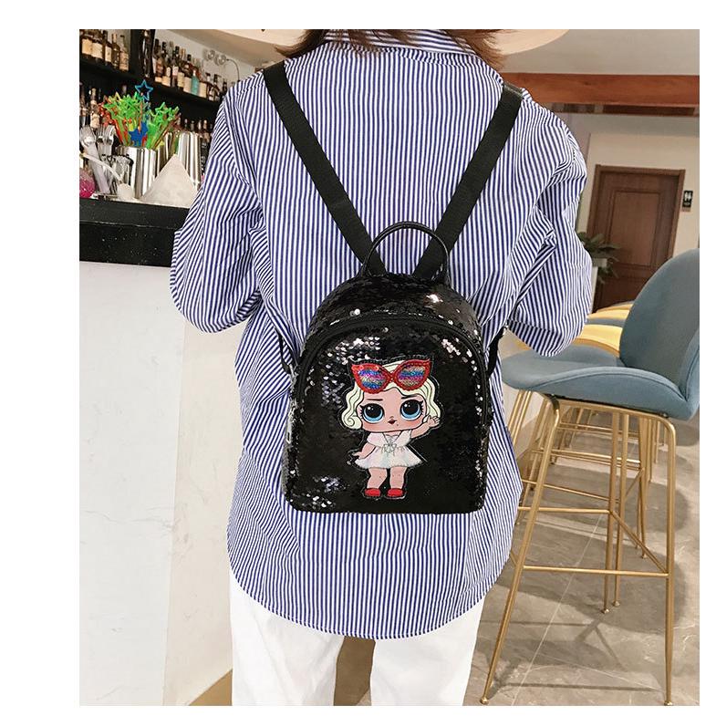  Tas  Ransel tas  backpack unicorn bag Korea sequin 