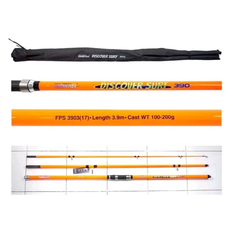 Joran Pasiran Kamikaze Discover Surf 390,420 Sambung 3