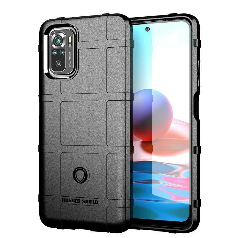 Redmi Note 10 / Note10 Pro Rugged Shield Cover Militery Premium Cover Tebal Soft Case