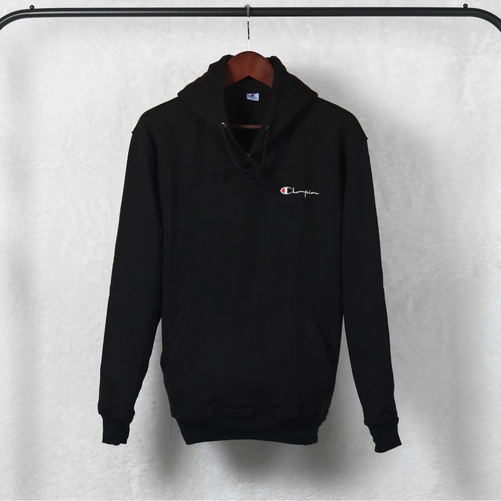 Jaket Sweater Hoodie CHAMP LOGO SCRIPT KECIL – Edition Fashion Trendy Casual Pria Good Brand Quality