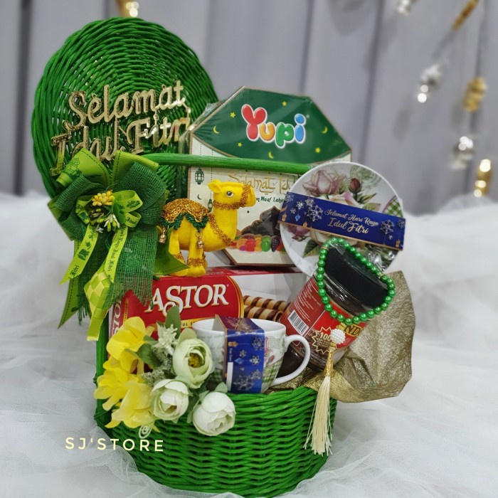 

Parcel pecah belah dan box bunga lebaran idul fitri hampers ramadhan