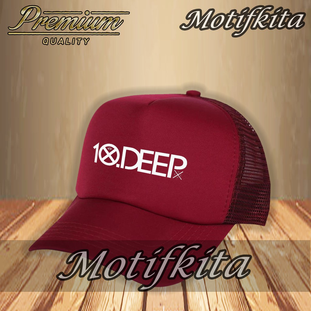 Topi Trucker Jaring 10 DEEP 10DEEP Murah Keren pria wanita MOTIFKITA