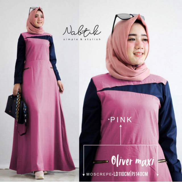 Oliver Gamis Dres Maxi syari terbaru