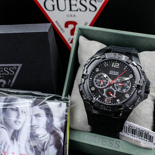 Jam Tangan Pria Keren Merk Guess Type W1254G2