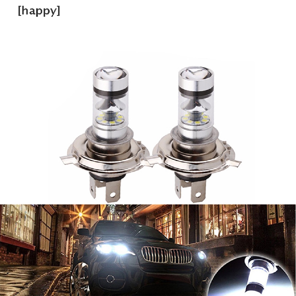 Ha 2pcs Bohlam Led 8000k High Power Warna Putih Untuk Lampu Depanfog Lamp Mobilmotor