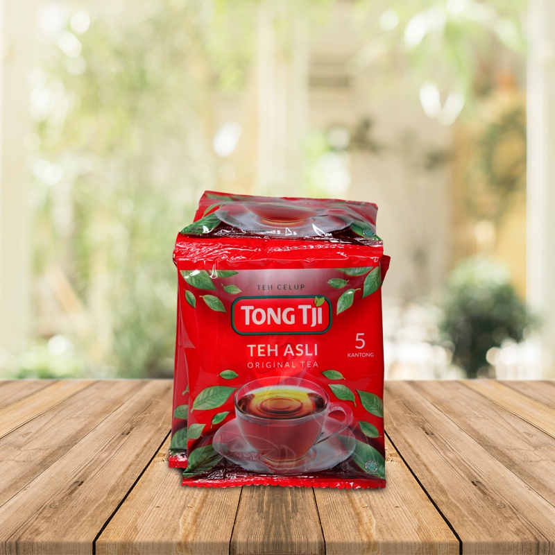 Tong Tji Original Tea Sachet, Teh Celup per Karton isi 20 renceng / 200 sachet
