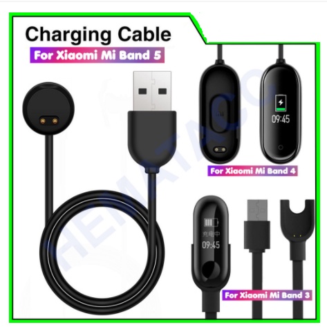 Kabel USB Charger Xiaomi Mi Band 6 5 4 3 2 & Smartband Bracellet M6 M5 M4 M3 M2 OASE docking charger
